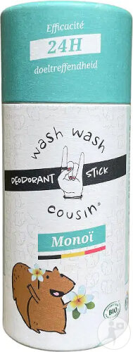 wash wash cousin stick déodorant monoî