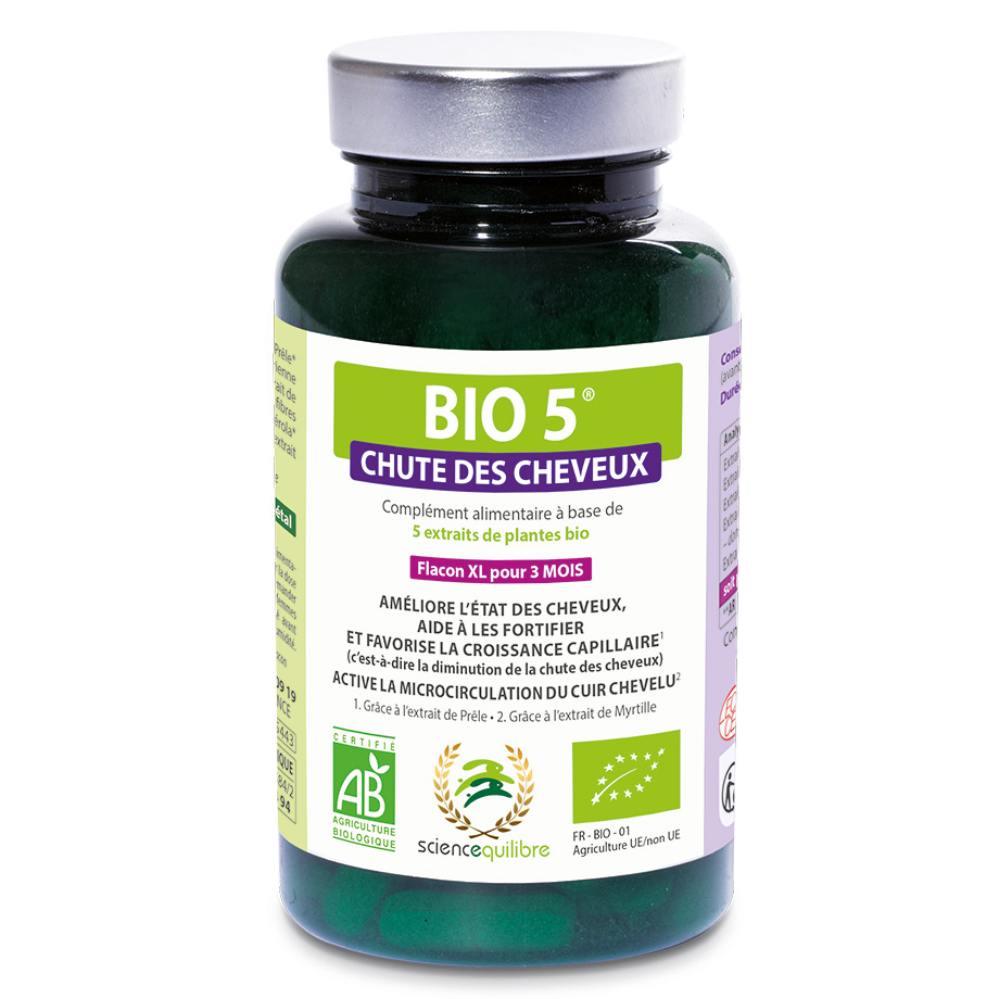 BIO 5 chute des cheveux (pilulier)