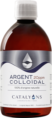 Catalyons argent colloïdal  20 ppm1lt